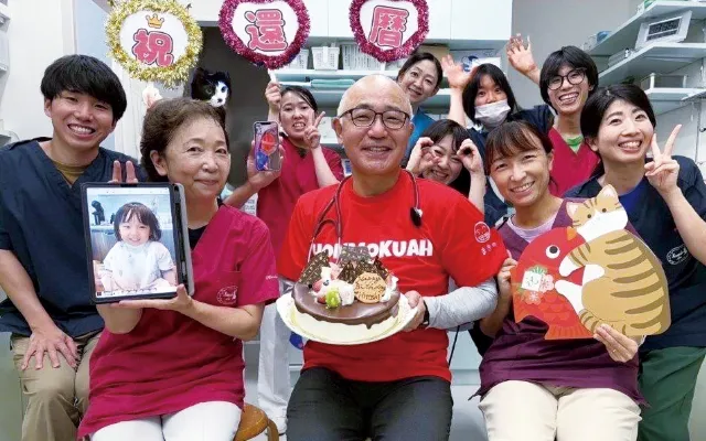 牧野先生の還暦祝い
